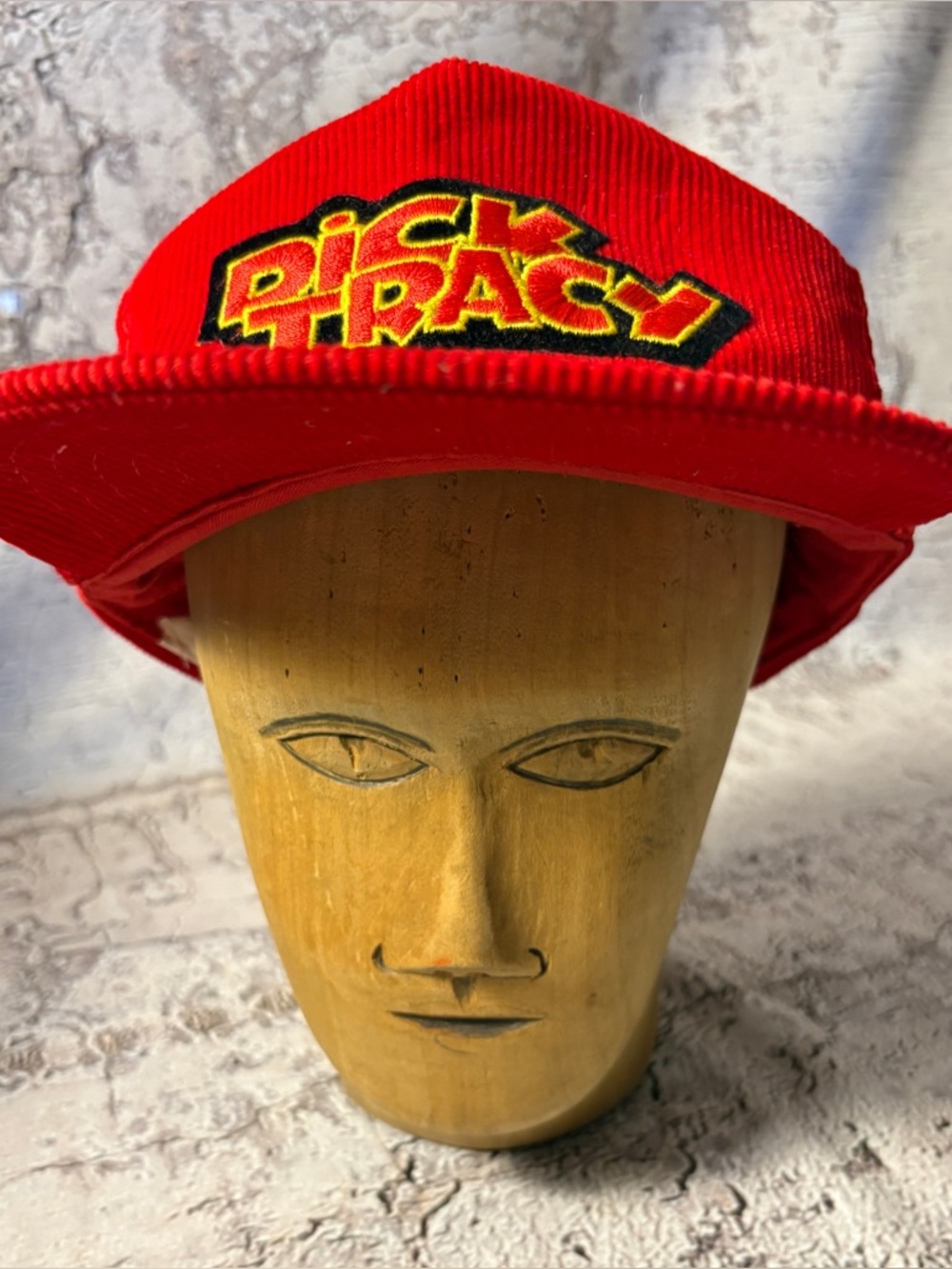 Dick Tracy Baseball Cap, Red, Like New